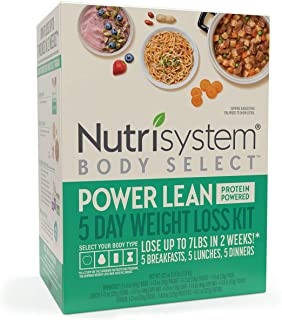 NUTRISYSTEM BODY SELECT POWER LEAN KIT DE PERDIDA DE PESO PARA 5 DIAS