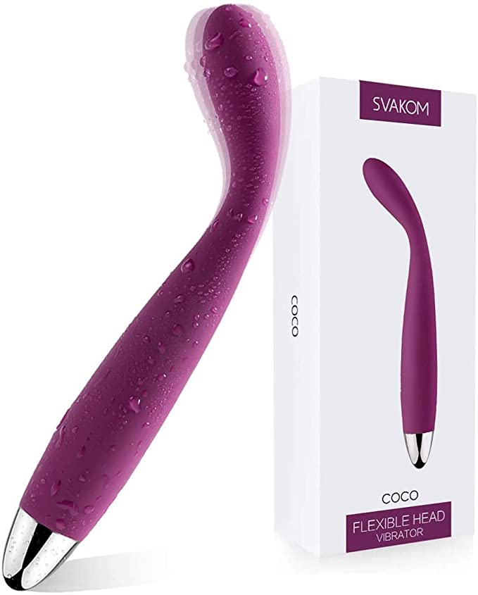 SVAKOM COCO G SPOT VIBRATOR 8 SECONDS TO ORGASM FINGER SHAPED WATERPROOF VIBES FOR WOMEN