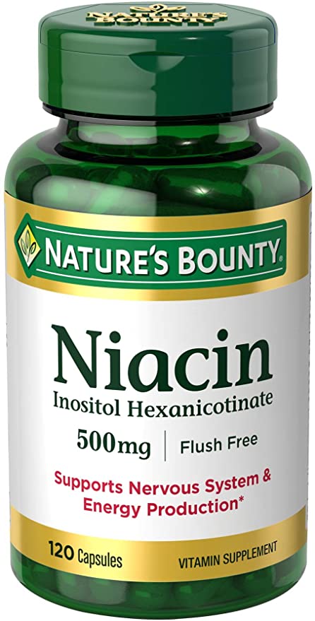 BOUNTY NIACINA FLUSH GRATUIT 500 MG DE LA NATURALEZA